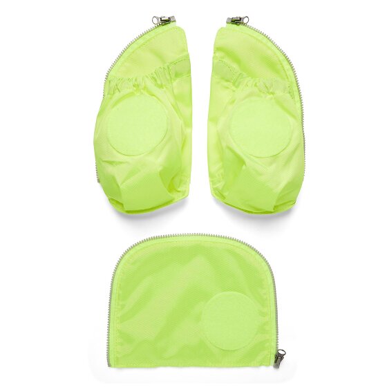 Ergobag Accessori Tasche laterali fluo Set di sicurezza 3 pezzi.