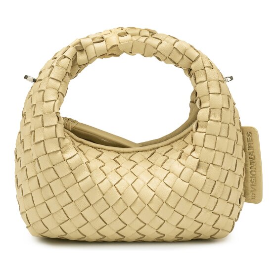 LES VISIONNAIRES Greta Micro weave Borsetta Pelle 20 cm