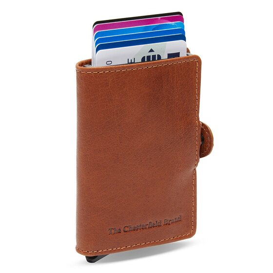 The Chesterfield Brand Albury Custodia per carta di credito Protezione RFID Vera Pelle 7 cm