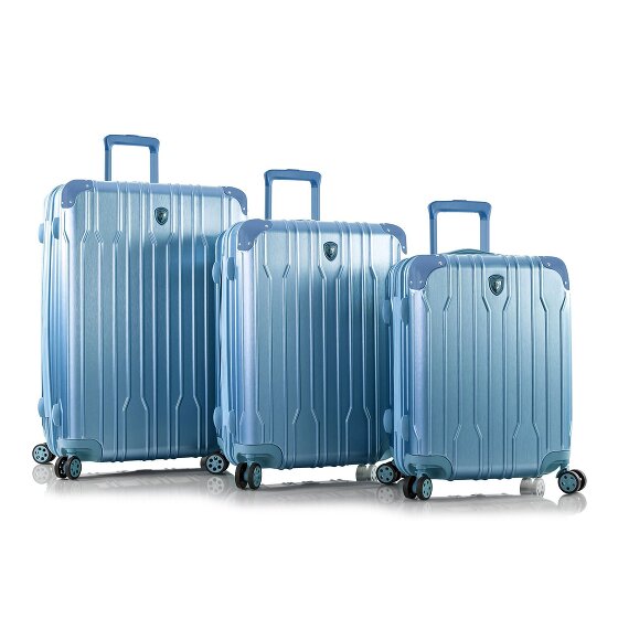 Heys Xtrak 4 ruote Set di valigie 3 pezzi con piega di espansione