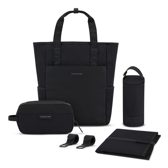 Kapten & Son Set di borse fasciatoio Lindby 4 pezzi con scomparto per laptop
