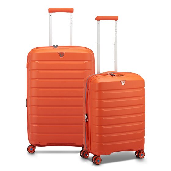 Roncato B-Flying 4 ruote Set di valigie 2 pezzi con piega di espansione