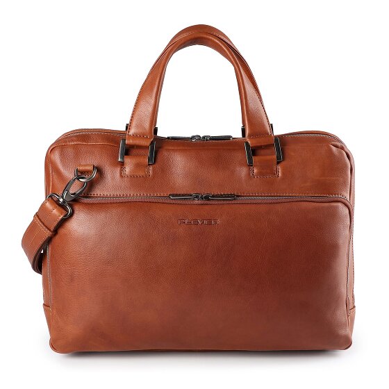 Plevier Vintage Larry Valigetta Pelle 40 cm Scomparto per laptop