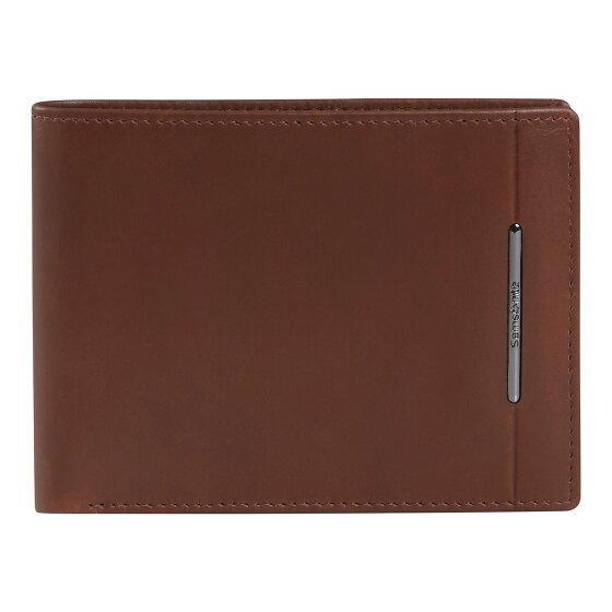 Samsonite Eluxe Veg Portafoglio Protezione RFID Vera Pelle 12.5 cm