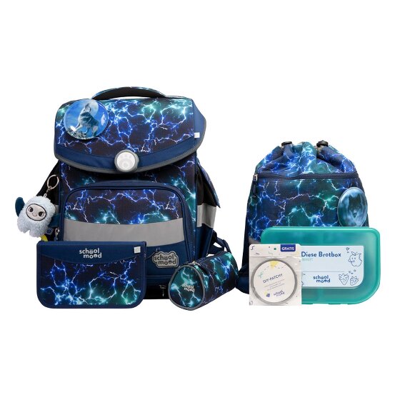 School-Mood Timeless Pro Set di borse per la scuola 7 pezzi