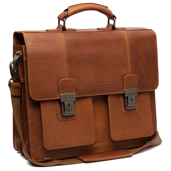 The Chesterfield Brand Springfield Valigetta Vera Pelle 40 cm Vano porta PC