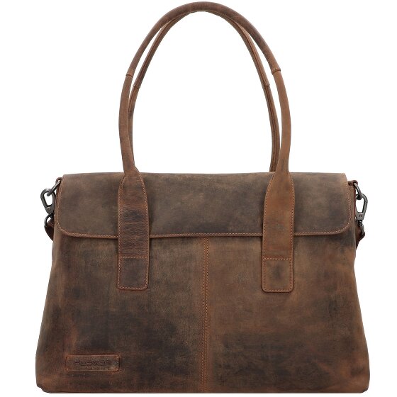 Plevier Retro Lamarr Borsa a tracolla Pelle 45 cm Scomparto per laptop