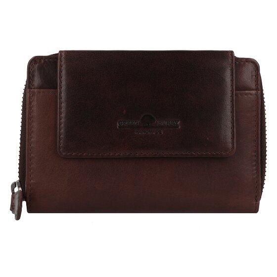 Greenburry Newport Portafoglio Protezione RFID Pelle 14 cm
