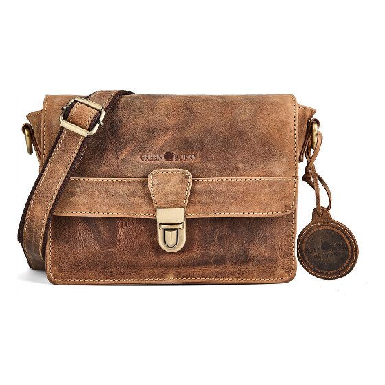 Greenburry Vintage Borsa a tracolla Vera Pelle 22 cm