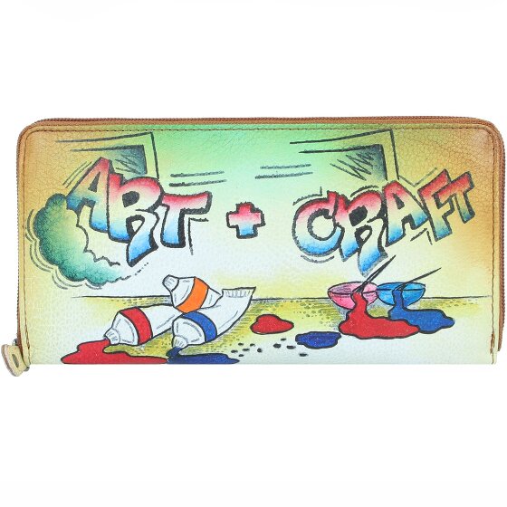 Greenland Nature Art+Craft Portafoglio RFID in pelle 20 cm