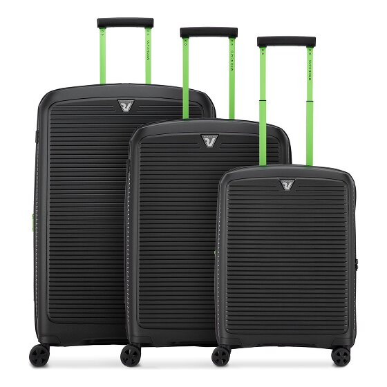 Roncato Arcade 4 ruote Set di valigie 3 pezzi con piega di espansione
