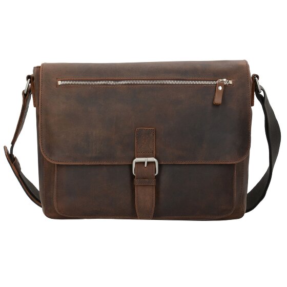 Leonhard Heyden Salisbury Borsa a tracolla in pelle 34 cm Scomparto per laptop