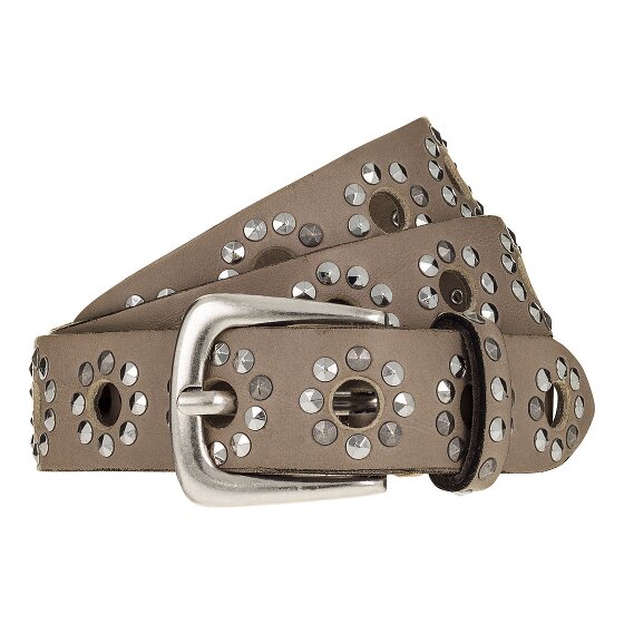 b.belt Cintura con borchie Vera Pelle