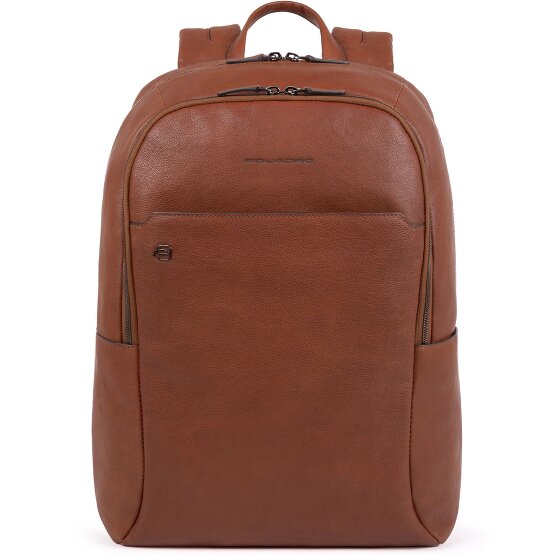 Piquadro Zaini quadrati neri in pelle 44 cm Scomparto per laptop