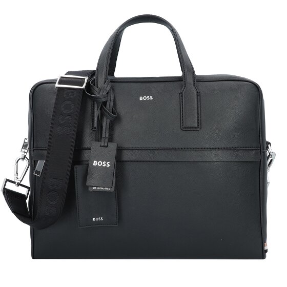 Boss Zair Valigetta Pelle 40 cm Scomparto per laptop