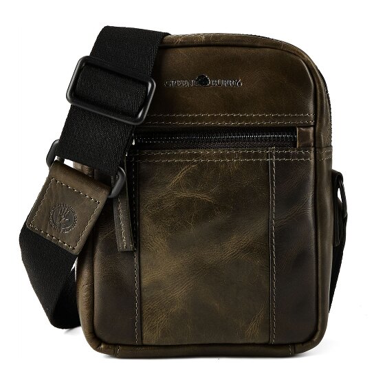 Greenburry Newport Mini Borsa Borsa a tracolla Vera Pelle 18 cm
