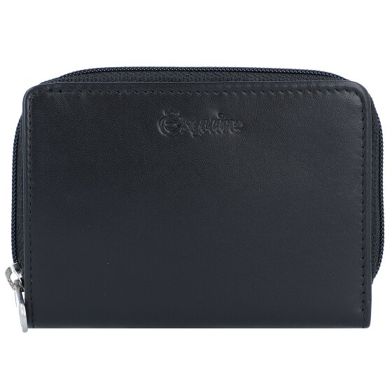 Esquire Nuovo portafoglio di seta in pelle 10 cm