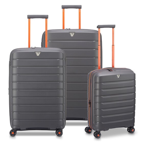 Roncato B-Flying Move 4 ruote Set di valigie 3 pezzi con piega di espansione