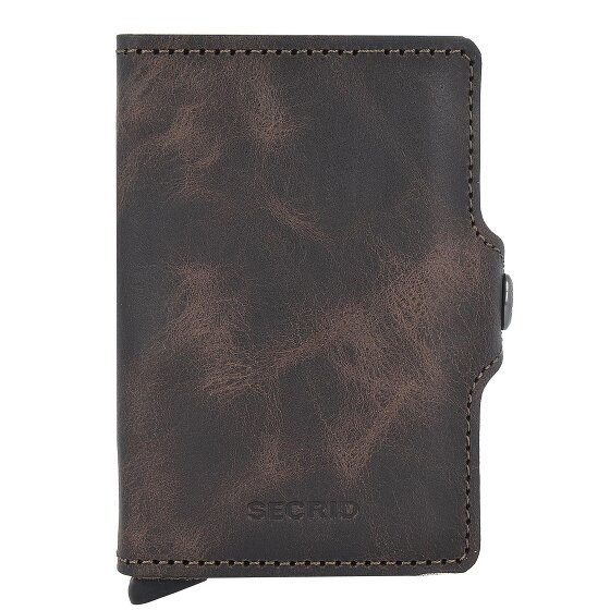 Secrid Twinwallet Porta carte di credito vintage RFID in pelle 6,5 cm
