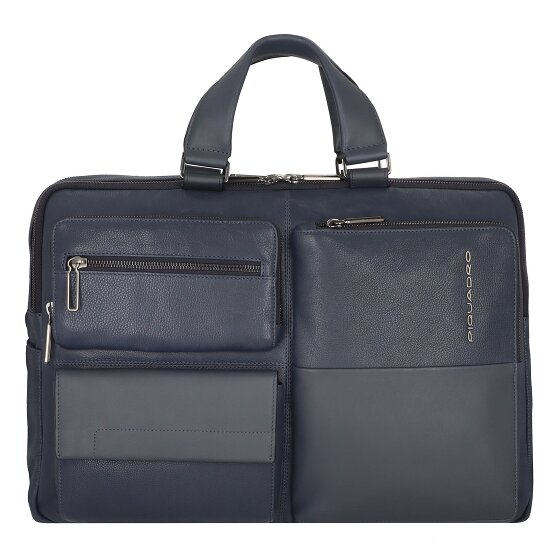 Piquadro Ronnie Cartella in pelle 43 cm Scomparto per laptop