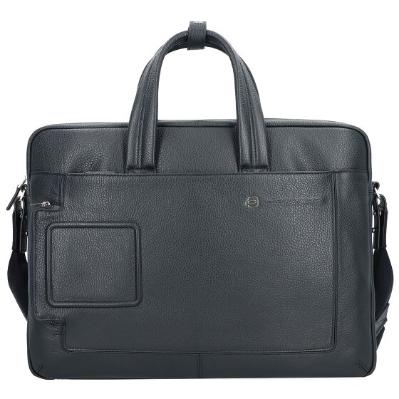 Piquadro Cartella in pelle con scomparto per laptop da 44 cm