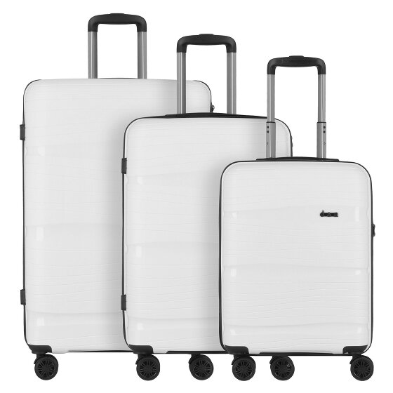 d&n Travel Line 4300 4 ruote Set di valigie 3 pezzi