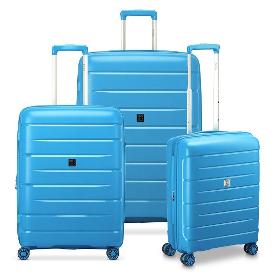 MODO by Roncato Starlight 3.0 4 ruote Set di valigie 3 pezzi con piega di espansione