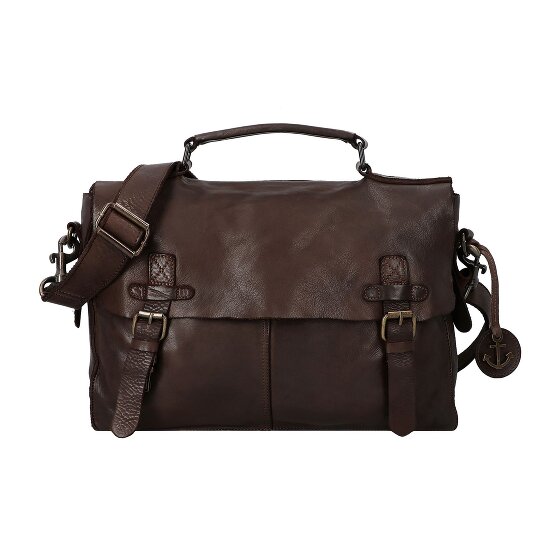 Harbour 2nd Ashton Messaggero Vera Pelle 25 cm Vano porta PC