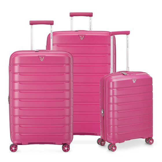Roncato B-Flying Move 4 ruote Set di valigie 3 pezzi con piega di espansione