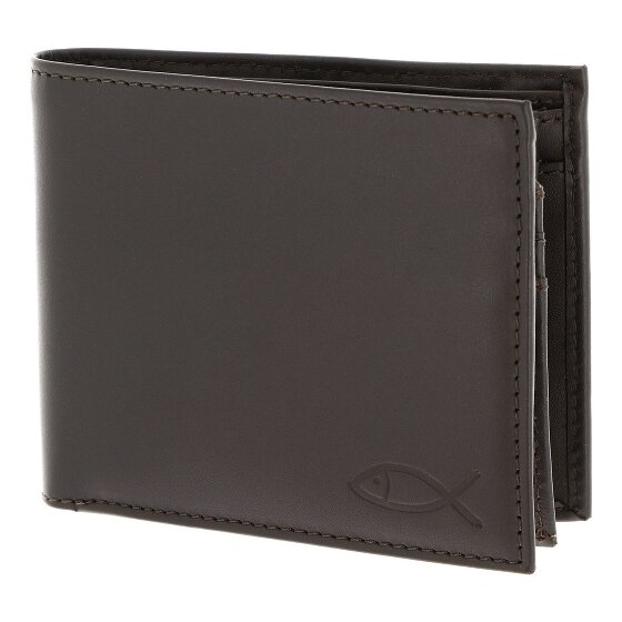 oxmox Leather Portafoglio Protezione RFID Vera Pelle 10 cm