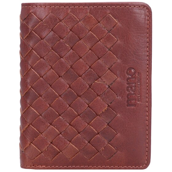 mano Don Luca Porta carte di credito in pelle 8 cm