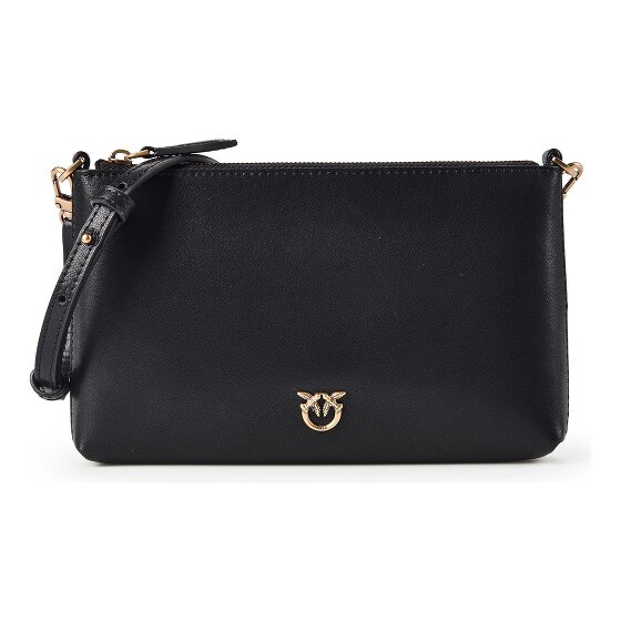 PINKO Flat Horizontal Mini Pochette Vera Pelle 19.5 cm