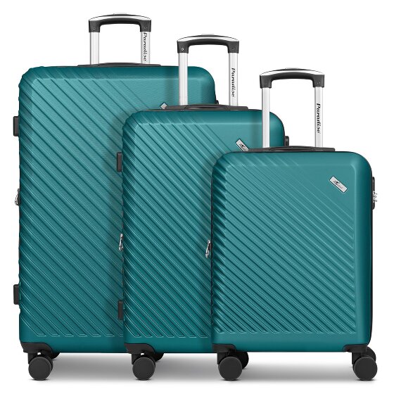 Check.In Paradise 2.0 4 ruote Set di valigie 3 pezzi espandibile