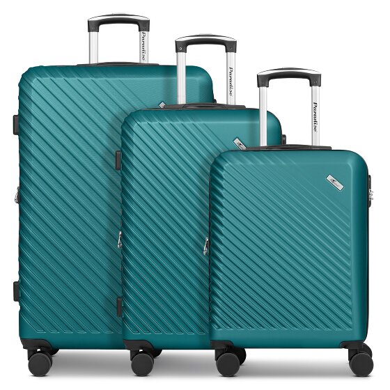 Check.In Paradise 2.0 4 ruote Set di valigie 3 pezzi con piega di espansione