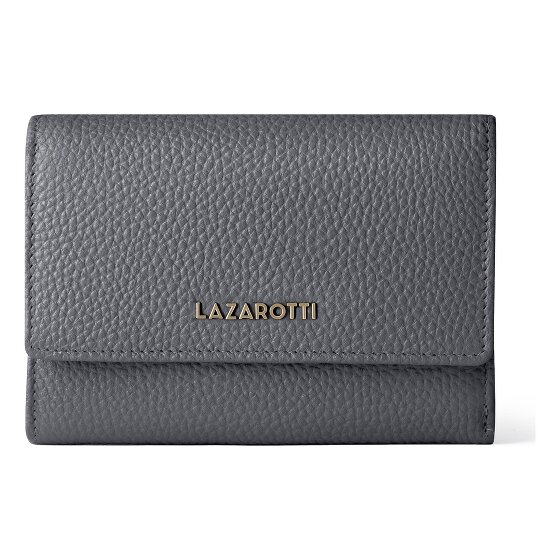 Lazarotti Bologna Portafoglio XL in pelle con scomparto con zip 14 cm