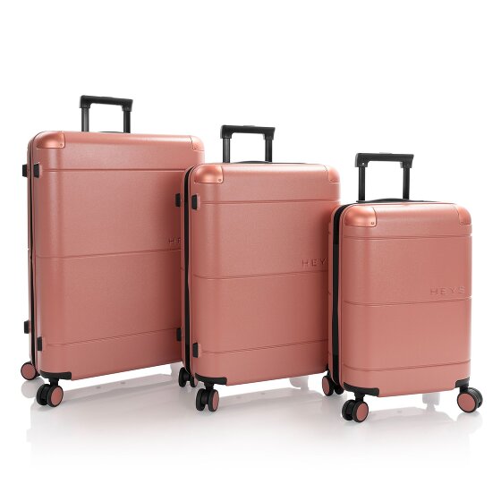 Heys Zen 4 ruote Set di valigie 3 pezzi con piega di espansione