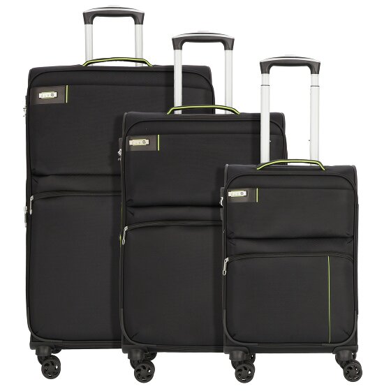 d&n Travel Line 6704 4 ruote Set di valigie 3 pezzi
