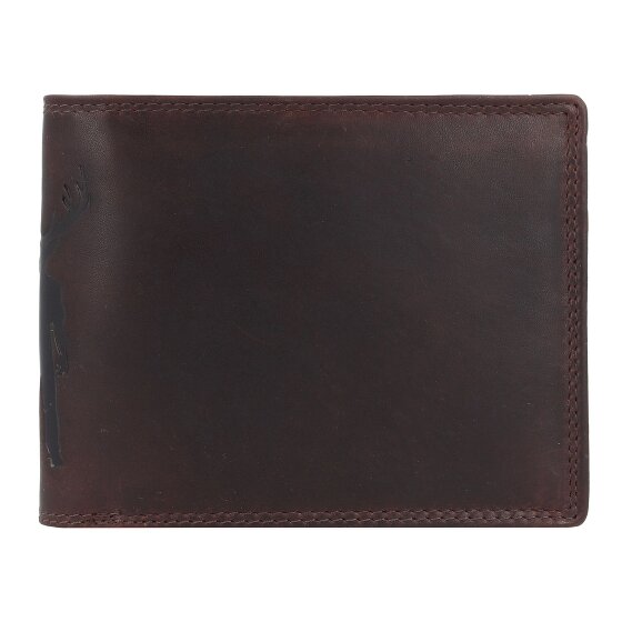 Jack Kinsky Monterey 101 Portafoglio Protezione RFID Pelle 13 cm