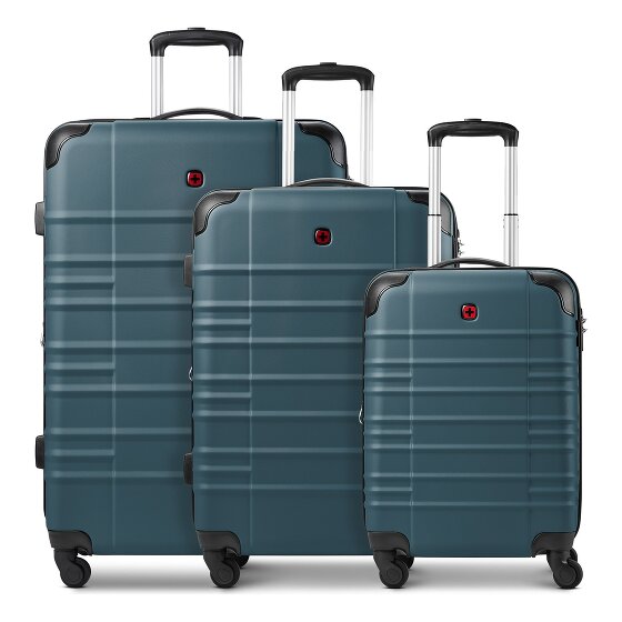 Wenger Amplar Evo 4 ruote Set di valigie 3 pezzi con piega di espansione