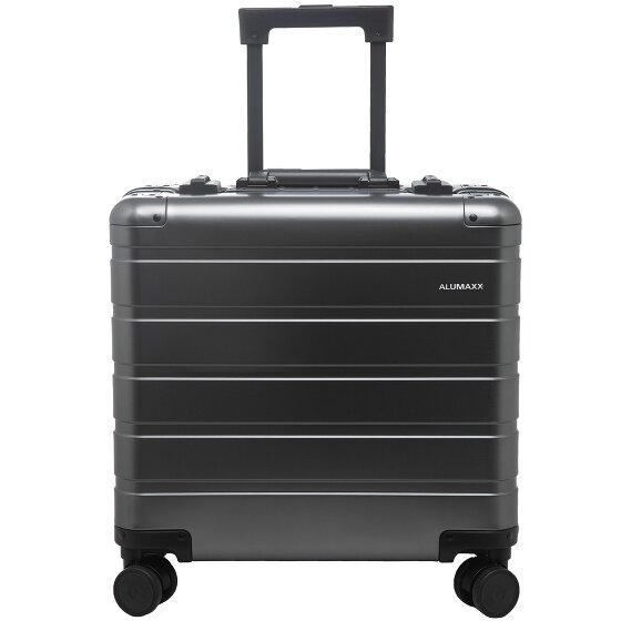 Alumaxx Trolley pilota Gravity a 4 ruote in Alluminio, 44 cm, con scomparto per laptop