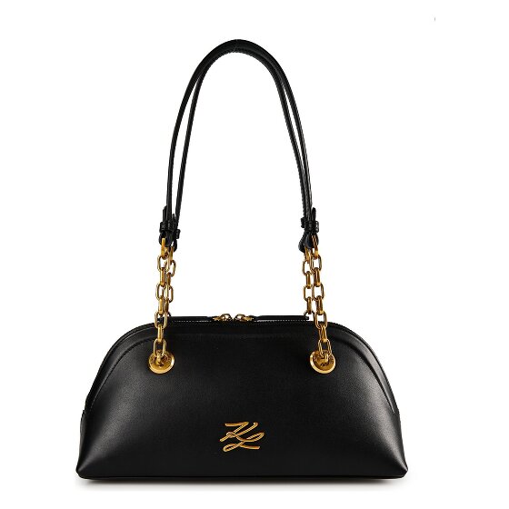 Karl Lagerfeld Autograph Borsa a spalla Vera Pelle 30 cm