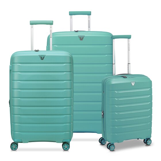 Roncato B-Flying Move 4 ruote Set di valigie 3 pezzi con piega di espansione