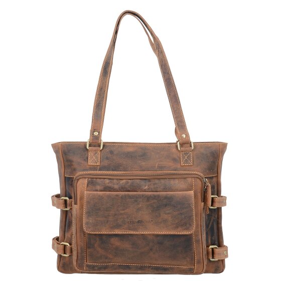 Greenburry Borsa a tracolla vintage in pelle 36 cm
