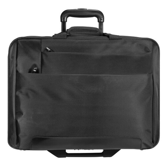 Dermata 2 ruote Trolley business 37 cm Vano porta PC