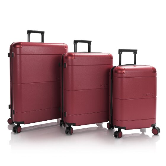 Heys Zen 4 ruote Set di valigie 3 pezzi con piega di espansione