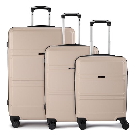 Benzi 5739 4 ruote Set di valigie 3 pezzi