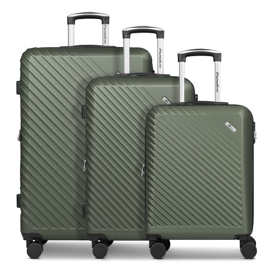 Check.In Paradise 2.0 4 ruote Set di valigie 3 pezzi espandibile