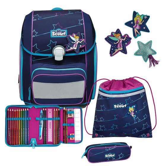 Scout Set di borse scuola Genius 4 pezzi.