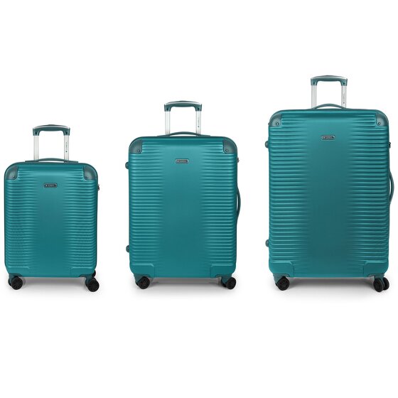 Gabol Balance XP 4 ruote Set di valigie 3 pezzi con piega di espansione