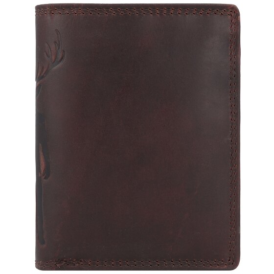 Jack Kinsky Monterey Portafoglio Protezione RFID Pelle 9.5 cm